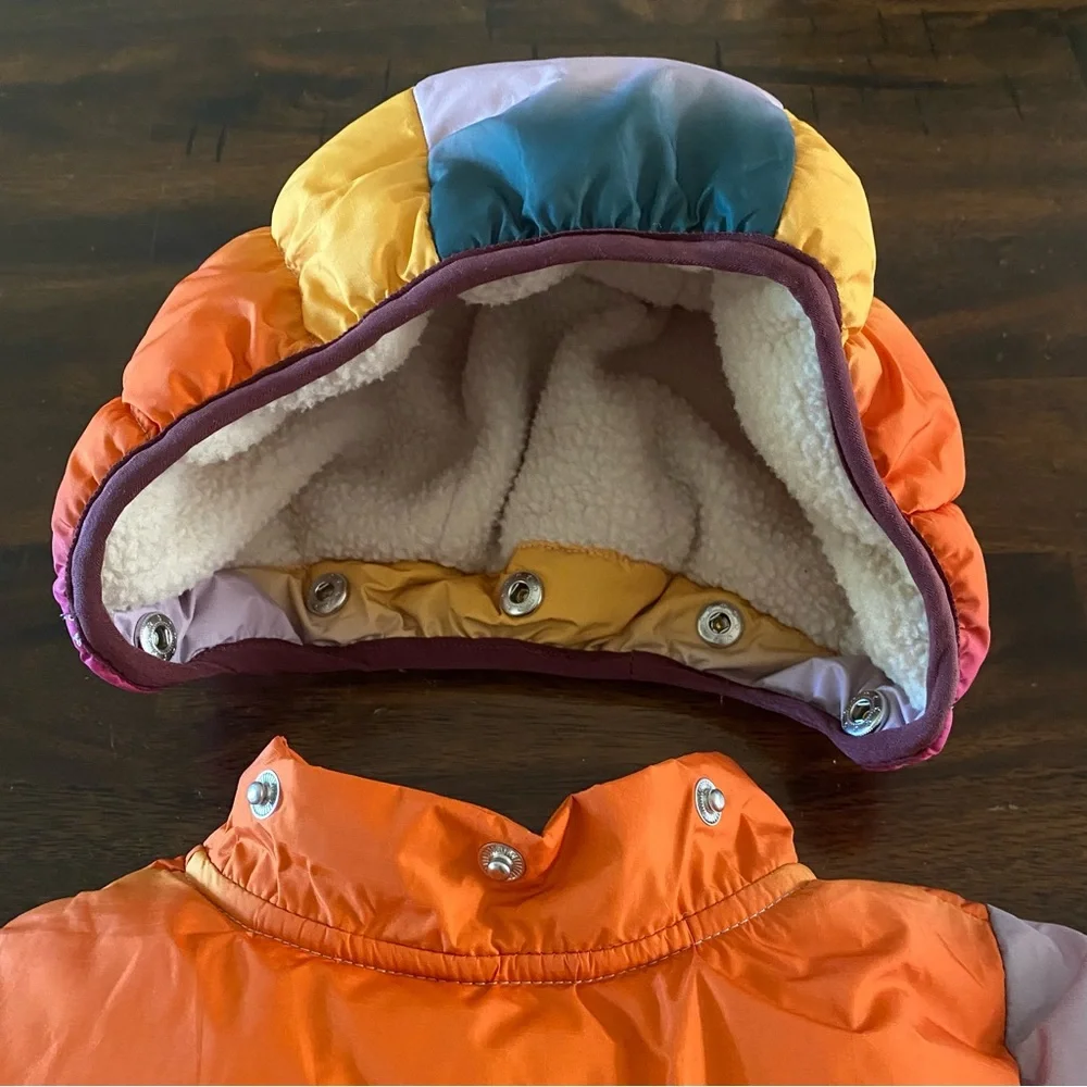 Molo Multicolor Hebe Glowy Rainbow Puffer Snowsuit - Picture 12 of 13